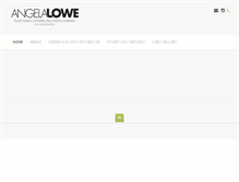 Tablet Screenshot of chefangelalowe.com